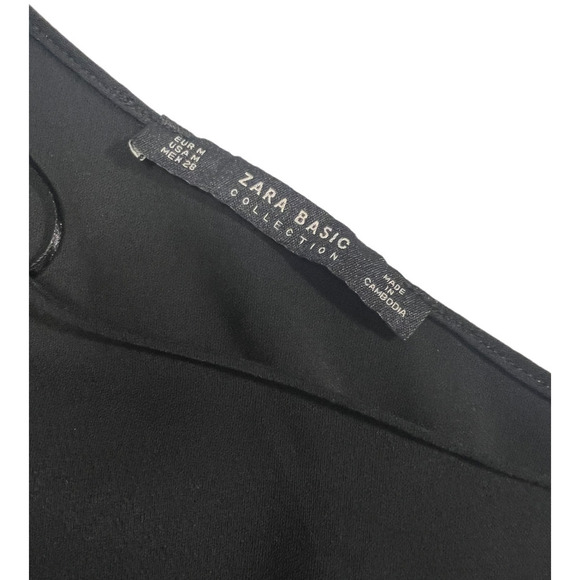 ZARA - Women asymmetric Black Dress -  Size M - Picture 5 of 5